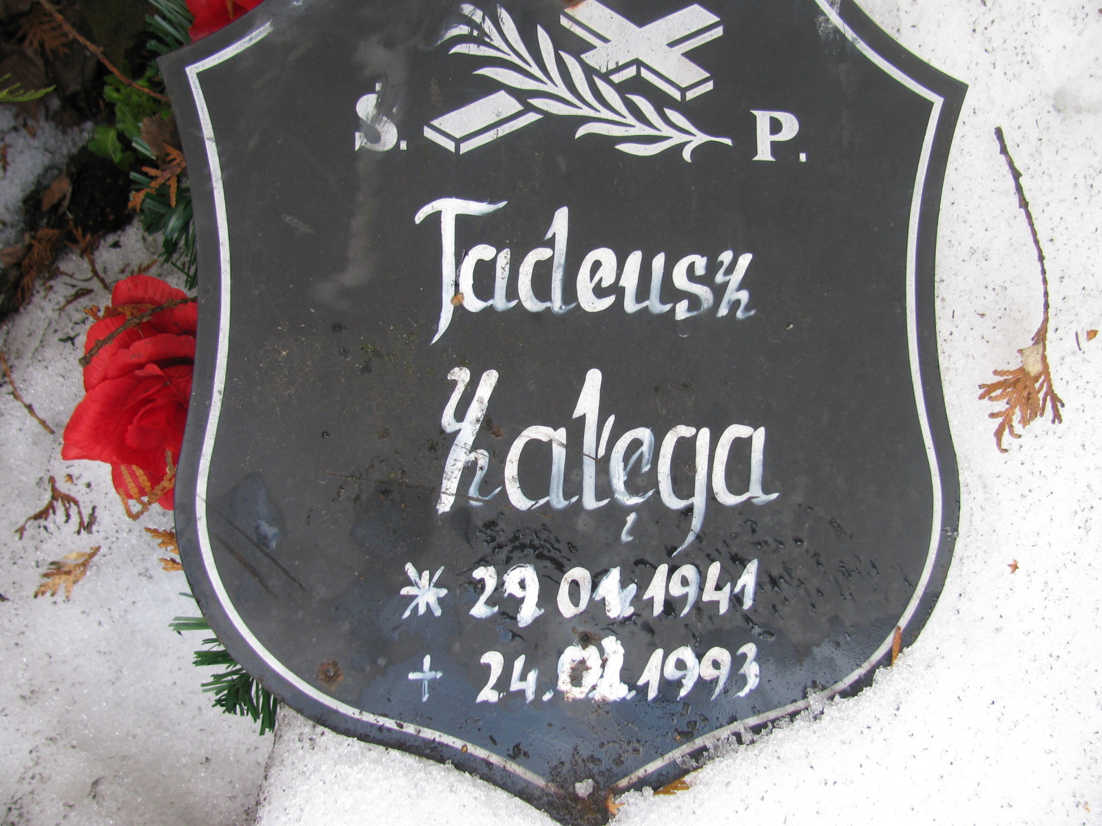 Tadeusz Załęga 1941 Katowice - Grobonet - Wyszukiwarka osób pochowanych