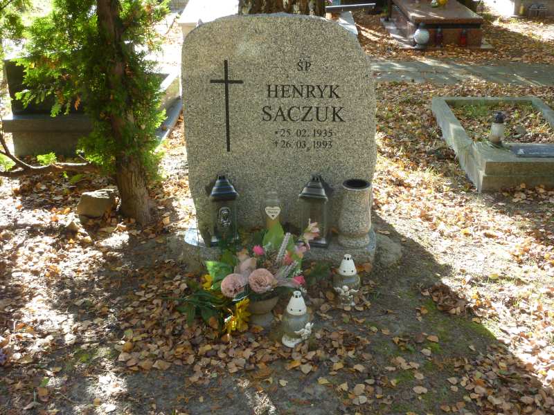 Henryk Saczuk 1935 Katowice - Grobonet - Wyszukiwarka osób pochowanych