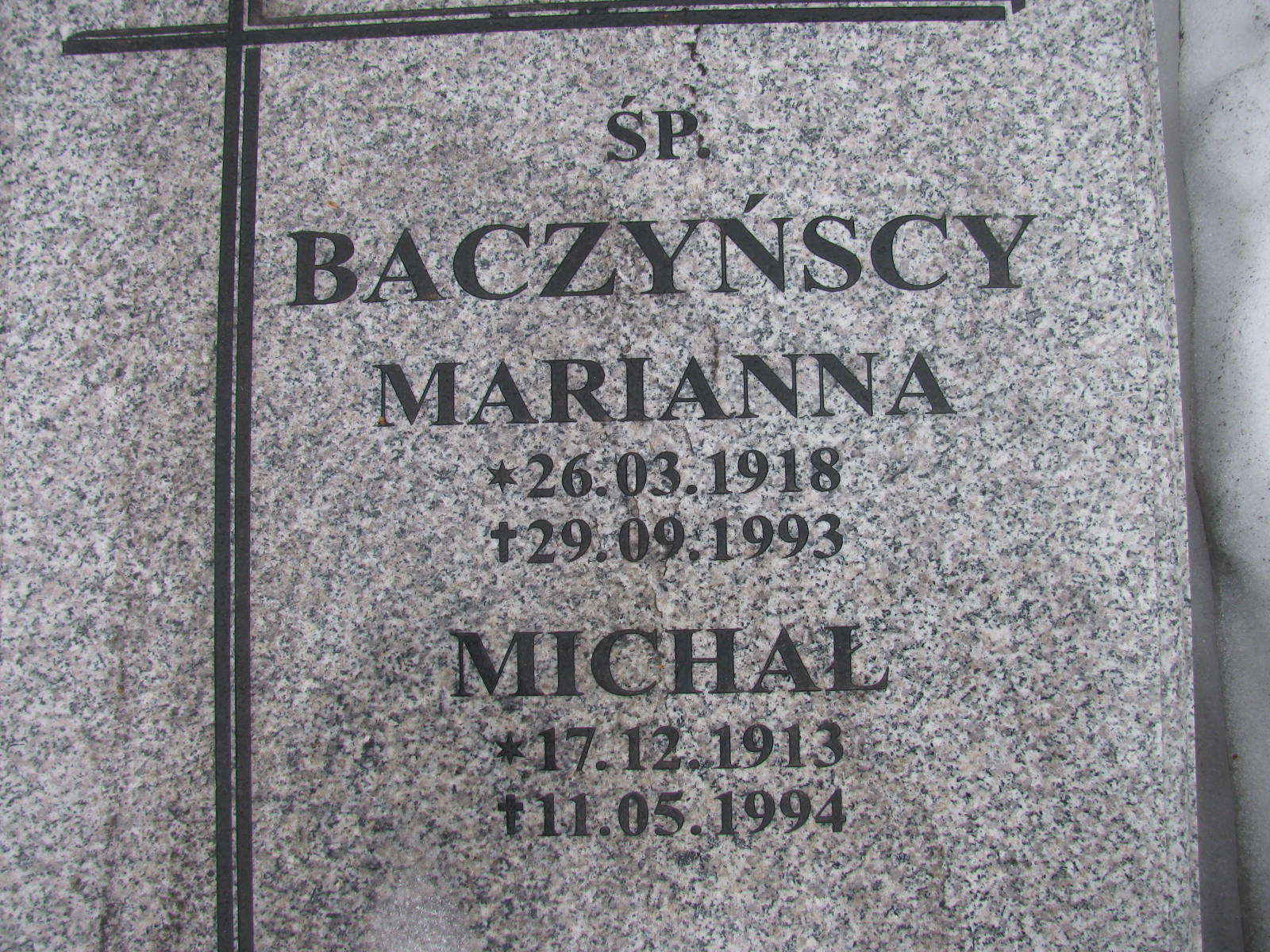 Marianna Baczyńska 1918 Katowice - Grobonet - Wyszukiwarka osób pochowanych