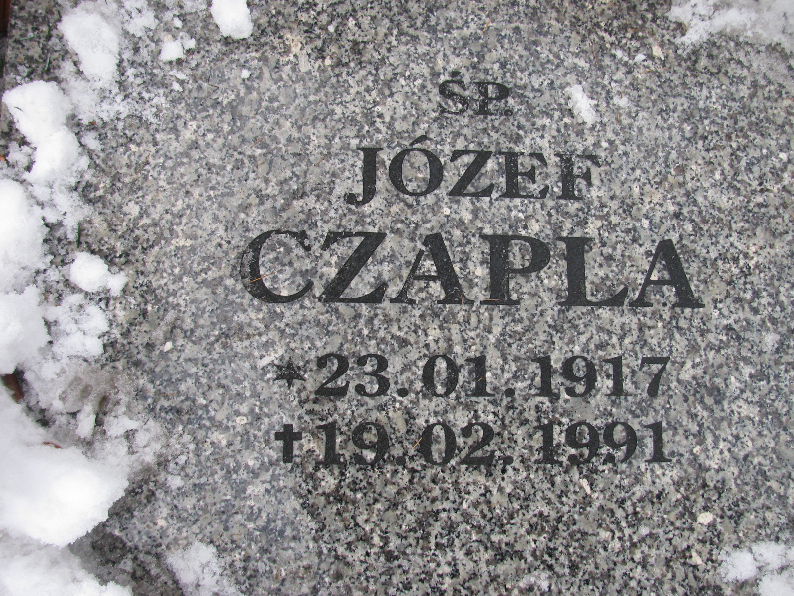 Krzysztof Czapla 1945 Katowice - Grobonet - Wyszukiwarka osób pochowanych