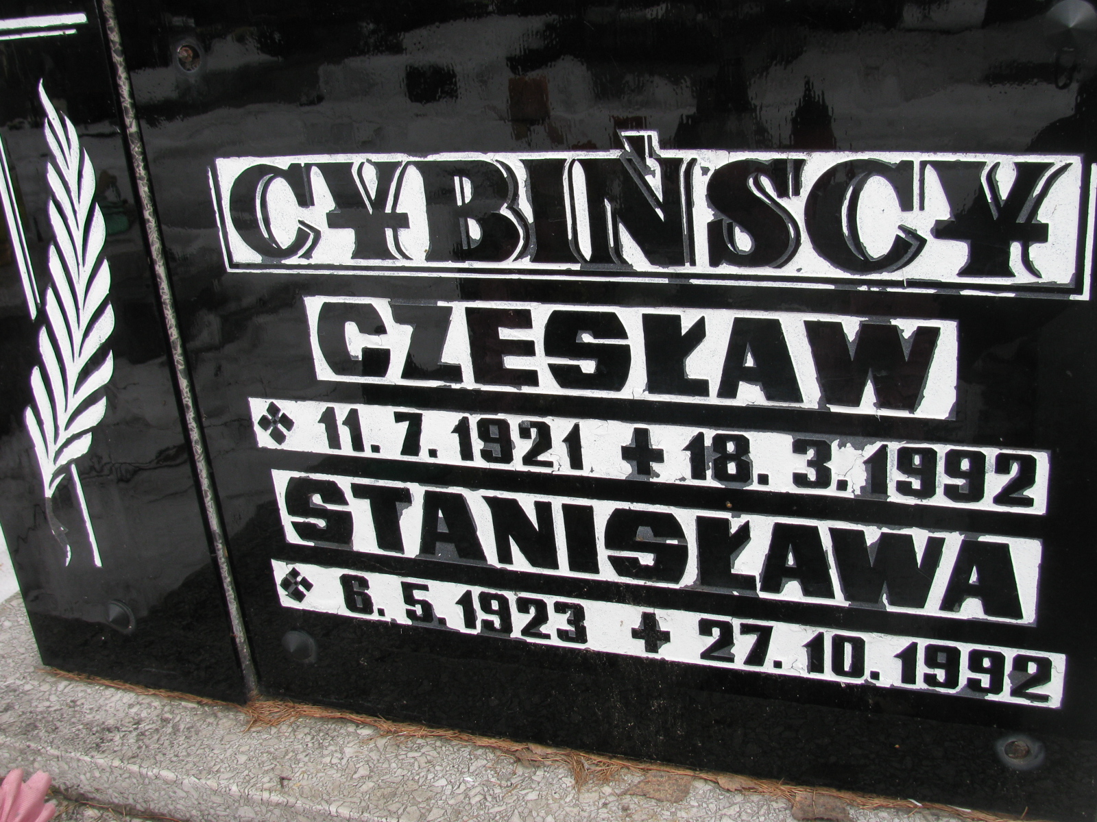 Stanisława Cybińska 1923 Katowice - Grobonet - Wyszukiwarka osób pochowanych