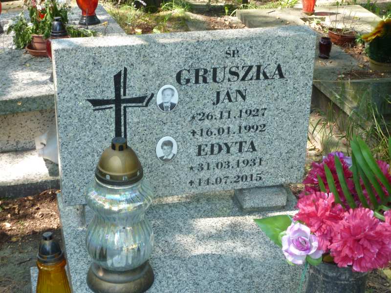 Edyta Gruszka 1931 Katowice - Grobonet - Wyszukiwarka osób pochowanych