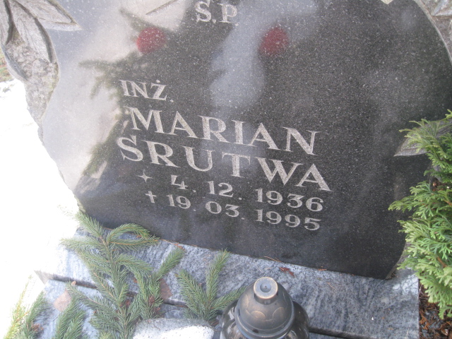 Marian Śrutwa 1936 Katowice - Grobonet - Wyszukiwarka osób pochowanych