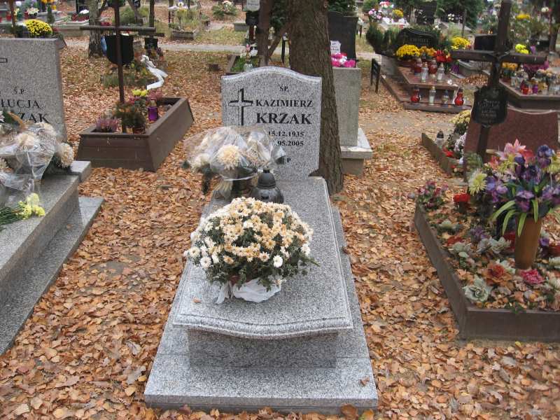 Kazimierz Krzak 1935 Katowice - Grobonet - Wyszukiwarka osób pochowanych