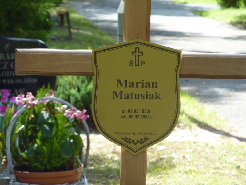 Grób Marian Matusiak 