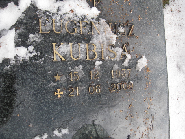 Eugeniusz Kubisa 1937 Katowice - Grobonet - Wyszukiwarka osób pochowanych
