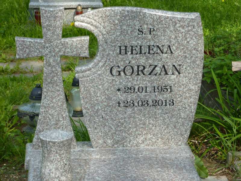 Helena Górzan 1951 Katowice - Grobonet - Wyszukiwarka osób pochowanych