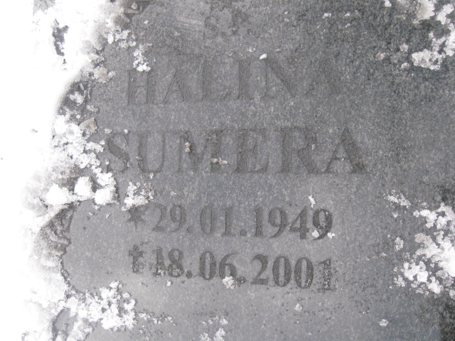 Halina Sumera 1949 Katowice - Grobonet - Wyszukiwarka osób pochowanych