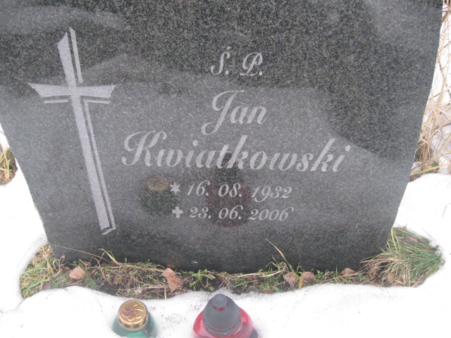Jan Kwiatkowski 1932 Katowice - Grobonet - Wyszukiwarka osób pochowanych