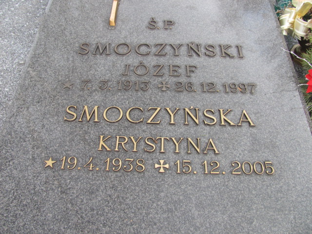 Krystyna Smoczyńska 1938 Katowice - Grobonet - Wyszukiwarka osób pochowanych