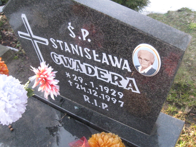 Stanisława Gwadera 1929 Katowice - Grobonet - Wyszukiwarka osób pochowanych