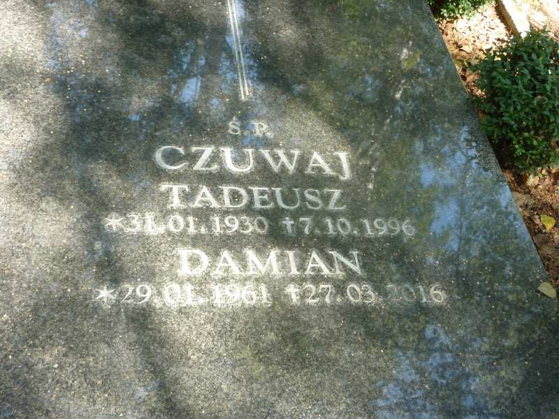 Damian Czuwaj 1961 Katowice - Grobonet - Wyszukiwarka osób pochowanych