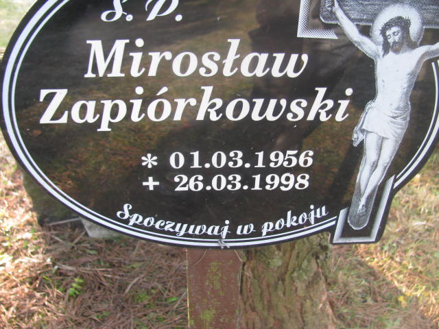 Mirosław Zapiórkowski 1956 Katowice - Grobonet - Wyszukiwarka osób pochowanych