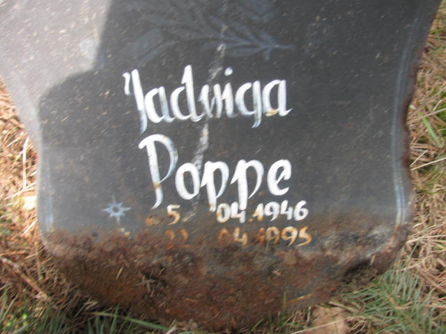 Jadwiga Poppe 1946 Katowice - Grobonet - Wyszukiwarka osób pochowanych