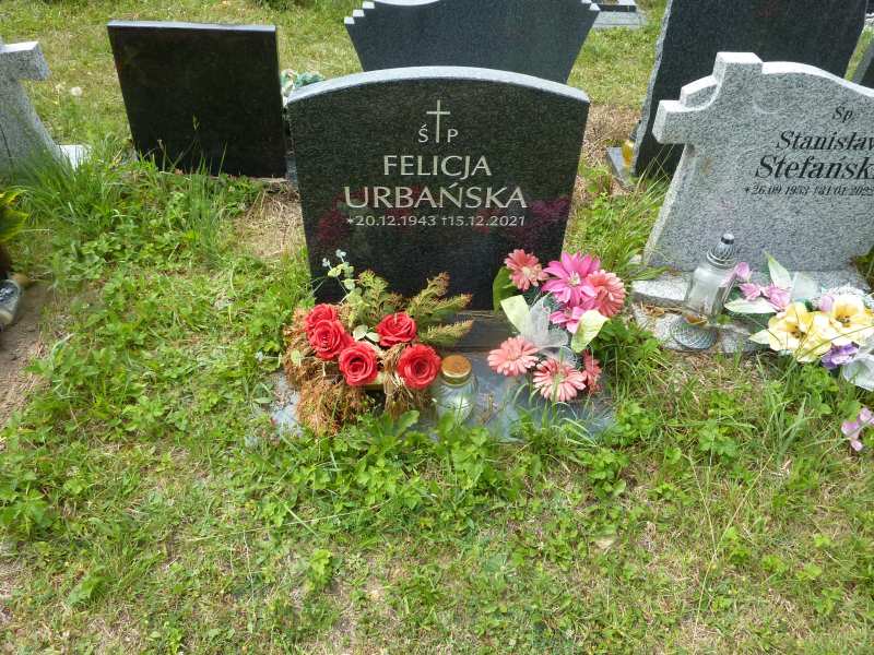 Felicja Urbańska 1943 Katowice - Grobonet - Wyszukiwarka osób pochowanych
