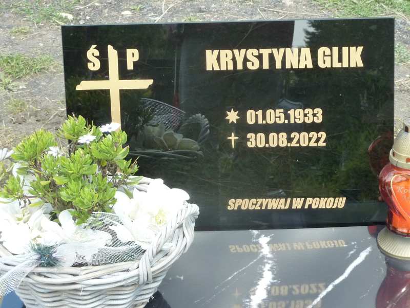 Grób Krystyna Glik