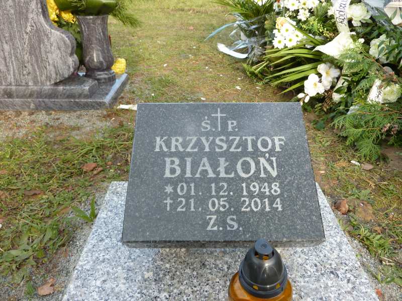 Krzysztof Białoń 1948 Katowice - Grobonet - Wyszukiwarka osób pochowanych