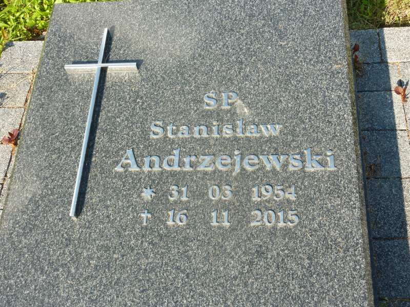 Stanisław Andrzejewski 1954 Katowice - Grobonet - Wyszukiwarka osób pochowanych