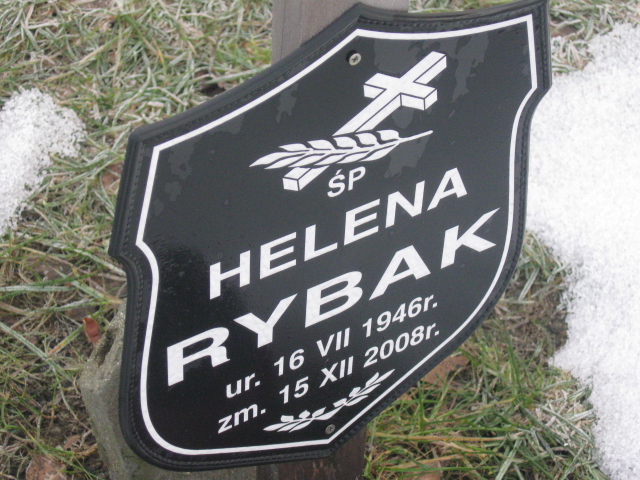 Helena Rybak 1946 Katowice - Grobonet - Wyszukiwarka osób pochowanych