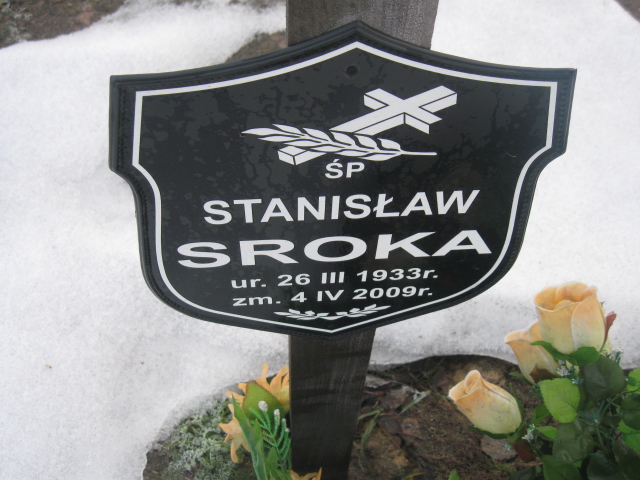Stanisław Sroka 1933 Katowice - Grobonet - Wyszukiwarka osób pochowanych