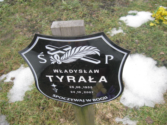 Władysław Tyrała 1955 Katowice - Grobonet - Wyszukiwarka osób pochowanych