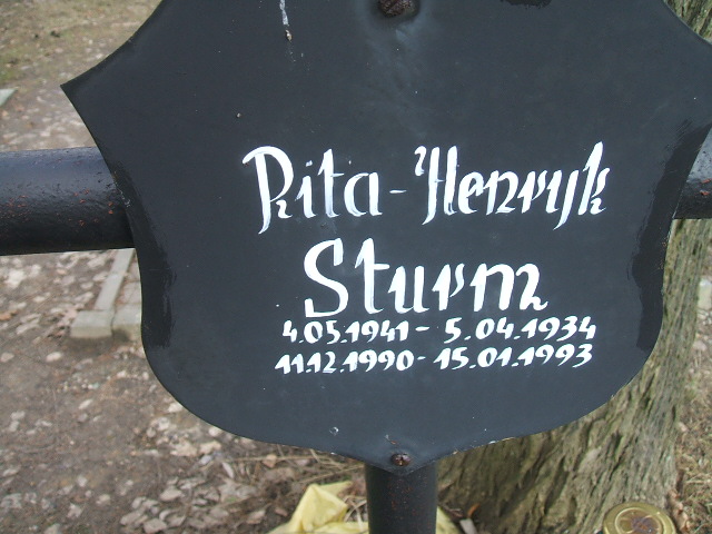 Henryk Sturm 1934 Katowice - Grobonet - Wyszukiwarka osób pochowanych