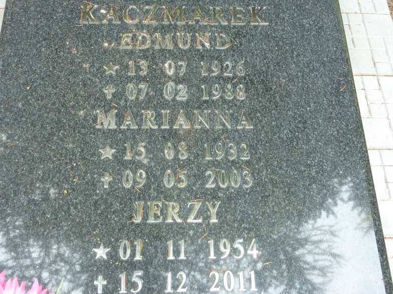 Jerzy Kaczmarek 1954 Katowice - Grobonet - Wyszukiwarka osób pochowanych