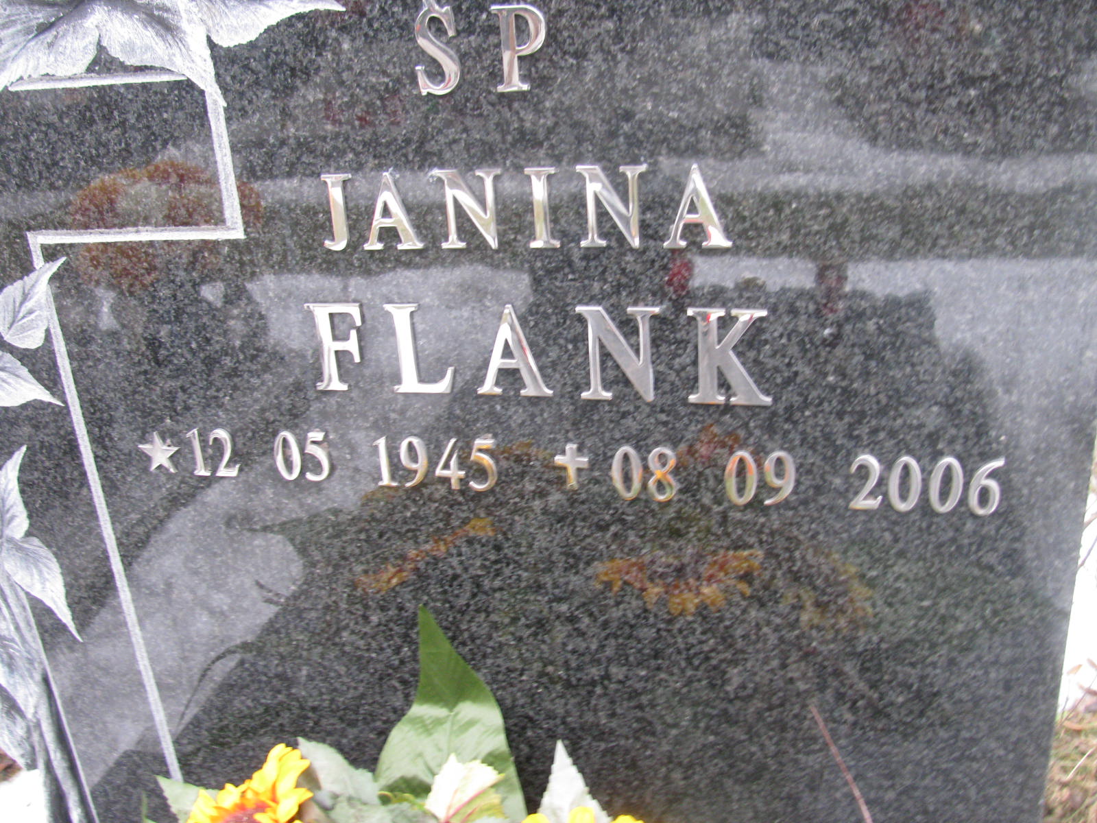 Janina Flank 1945 Katowice - Grobonet - Wyszukiwarka osób pochowanych
