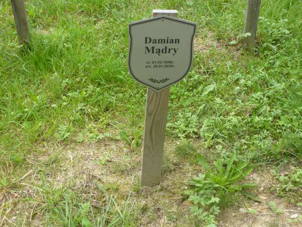 Grób Damian Mądry 