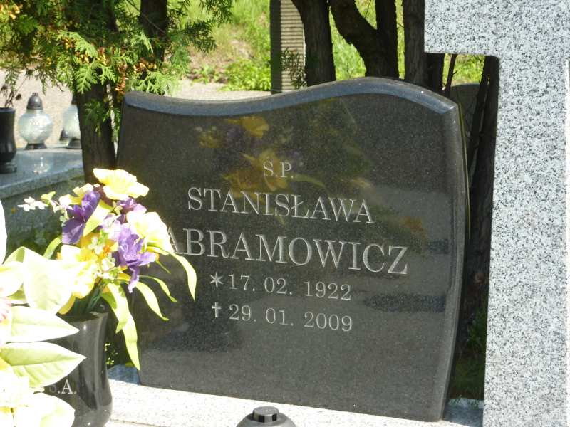 Stanisława Abramowicz 1922 Katowice - Grobonet - Wyszukiwarka osób pochowanych