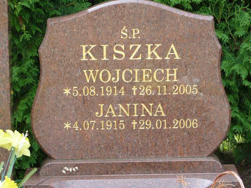 Janina Kiszka 1915 Katowice - Grobonet - Wyszukiwarka osób pochowanych