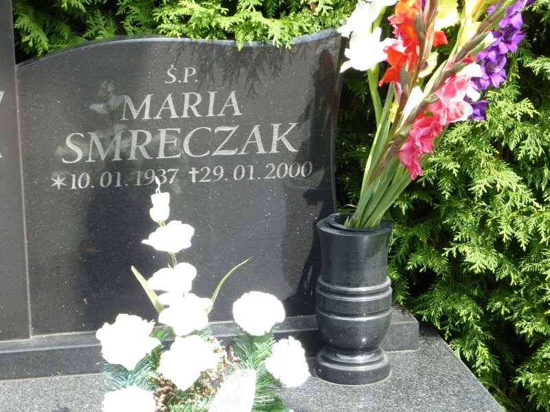 Maria Smreczak 1937 Katowice - Grobonet - Wyszukiwarka osób pochowanych