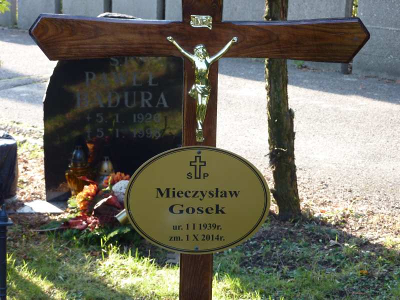 Mieczysław Gosek 1939 Katowice - Grobonet - Wyszukiwarka osób pochowanych