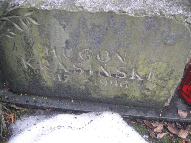 Hugon Krasiński 1917 Katowice - Grobonet - Wyszukiwarka osób pochowanych