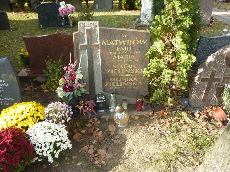 Stefan Zieliński 1935 Katowice - Grobonet - Wyszukiwarka osób pochowanych