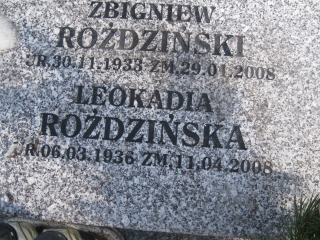Zbigniew Roździński 1933 Katowice - Grobonet - Wyszukiwarka osób pochowanych
