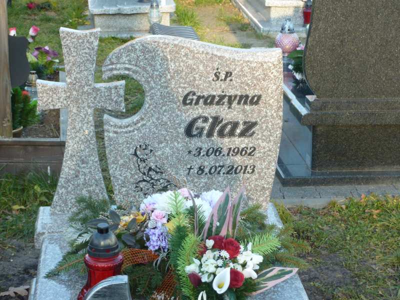 Grażyna Głaz 1962 Katowice - Grobonet - Wyszukiwarka osób pochowanych