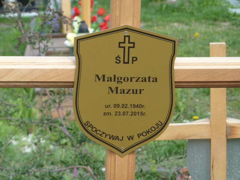 Małgorzata Mazur 1940 Katowice - Grobonet - Wyszukiwarka osób pochowanych