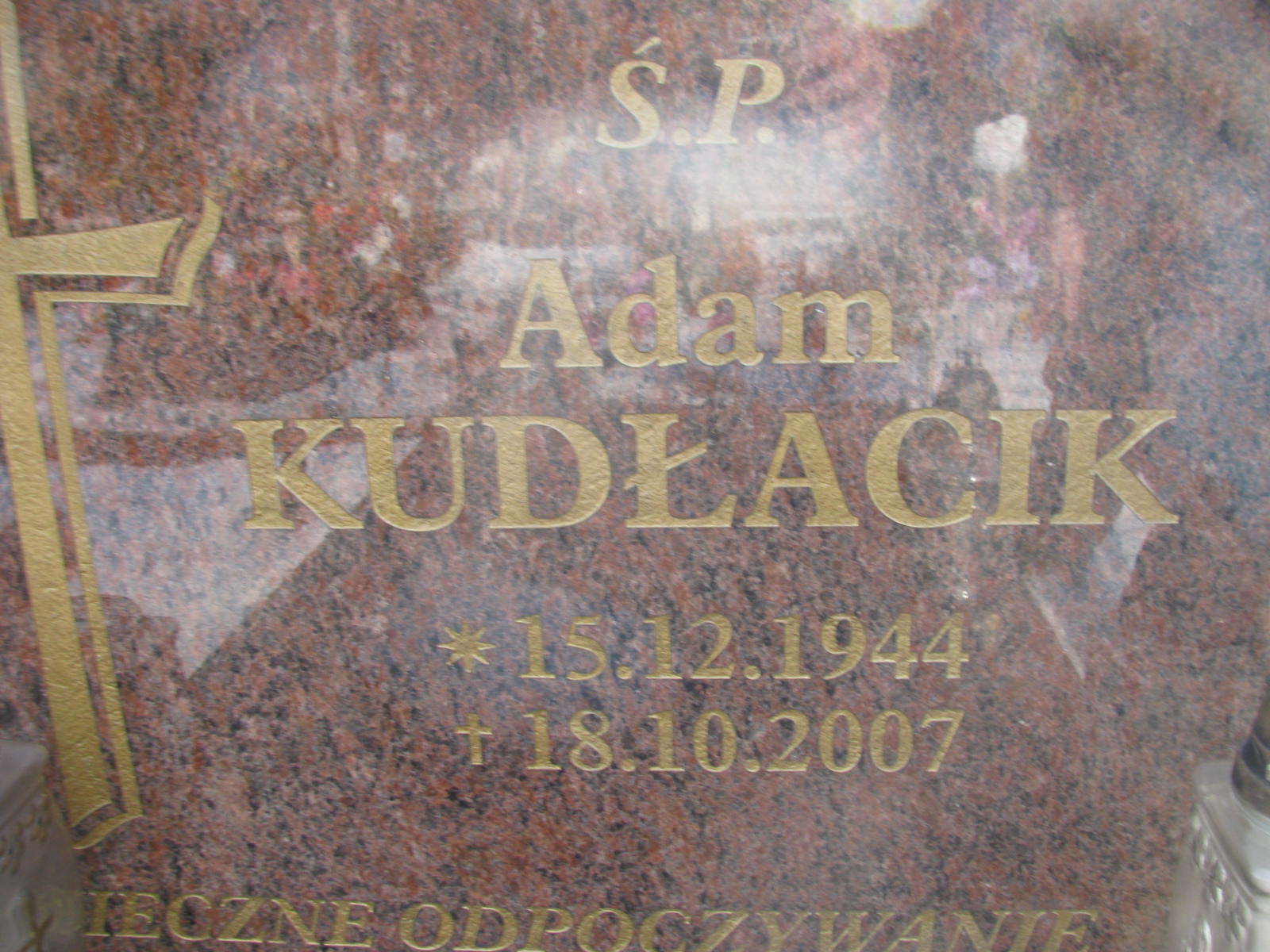 Adam Kudłacik 1944 Katowice - Grobonet - Wyszukiwarka osób pochowanych