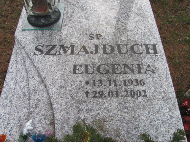 Eugenia Szmajduch 1935 Katowice - Grobonet - Wyszukiwarka osób pochowanych
