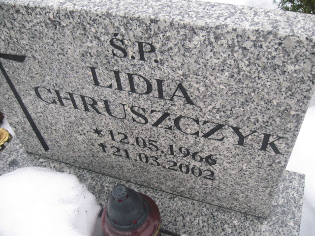 Lidia Chruszczyk 1966 Katowice - Grobonet - Wyszukiwarka osób pochowanych
