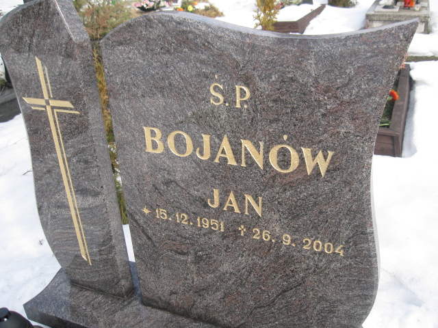 Jan Bojanów 1951 Katowice - Grobonet - Wyszukiwarka osób pochowanych