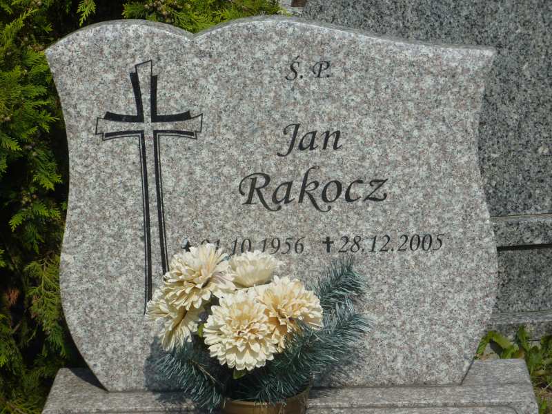 Jan Rakocz 1956 Katowice - Grobonet - Wyszukiwarka osób pochowanych