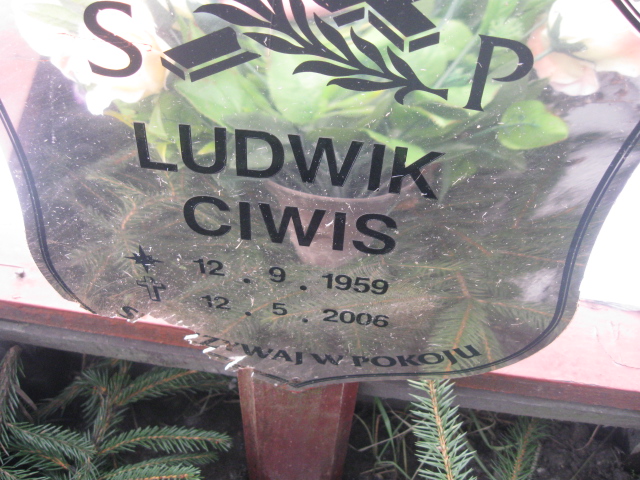 Ludwik Ciwis 1959 Katowice - Grobonet - Wyszukiwarka osób pochowanych
