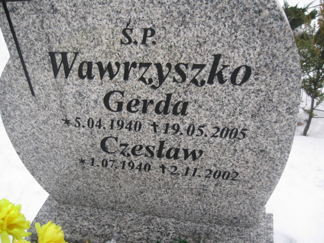 Gerda Wawrzyszko 1940 Katowice - Grobonet - Wyszukiwarka osób pochowanych