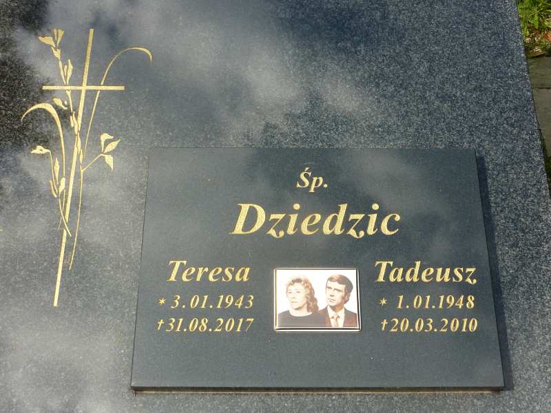 Teresa Dziedzic 1942 Katowice - Grobonet - Wyszukiwarka osób pochowanych