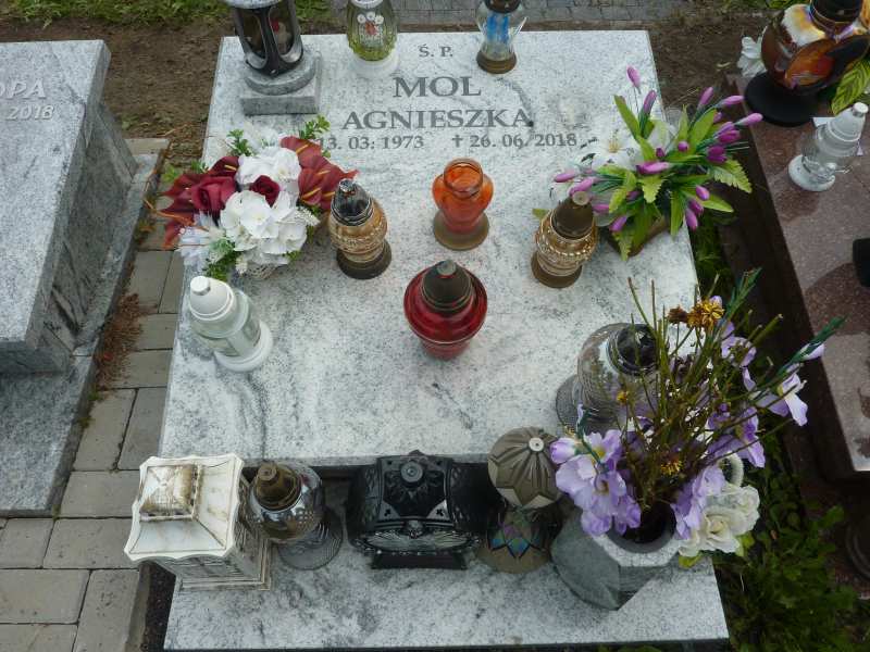 Agnieszka Mol 1973 Katowice - Grobonet - Wyszukiwarka osób pochowanych