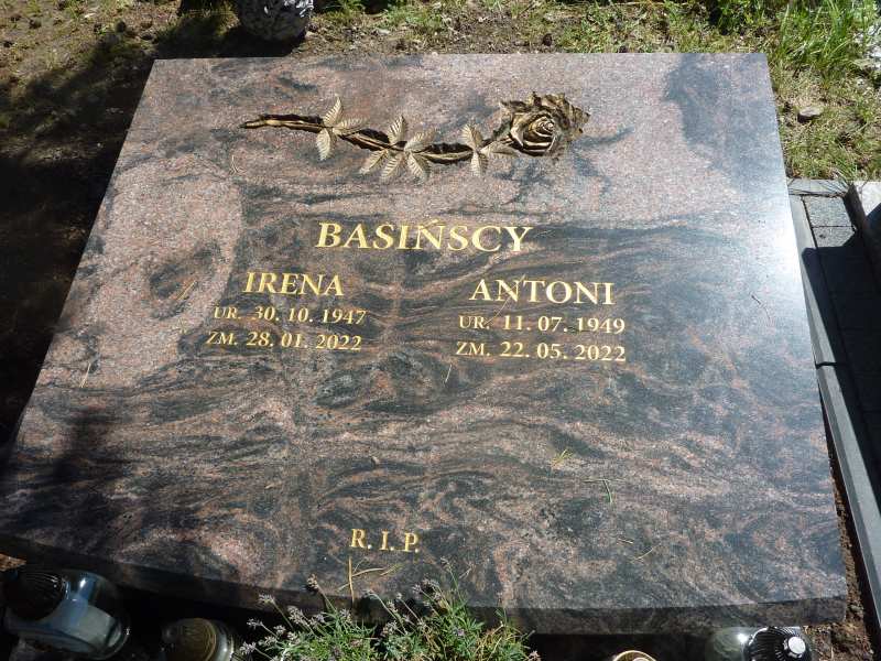 Grób Irena Basińska