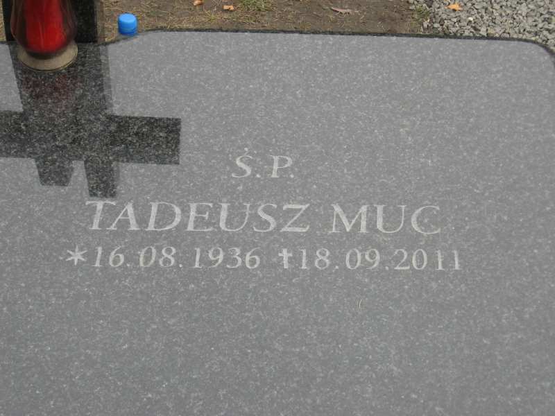 Tadeusz Muc 1936 Katowice - Grobonet - Wyszukiwarka osób pochowanych
