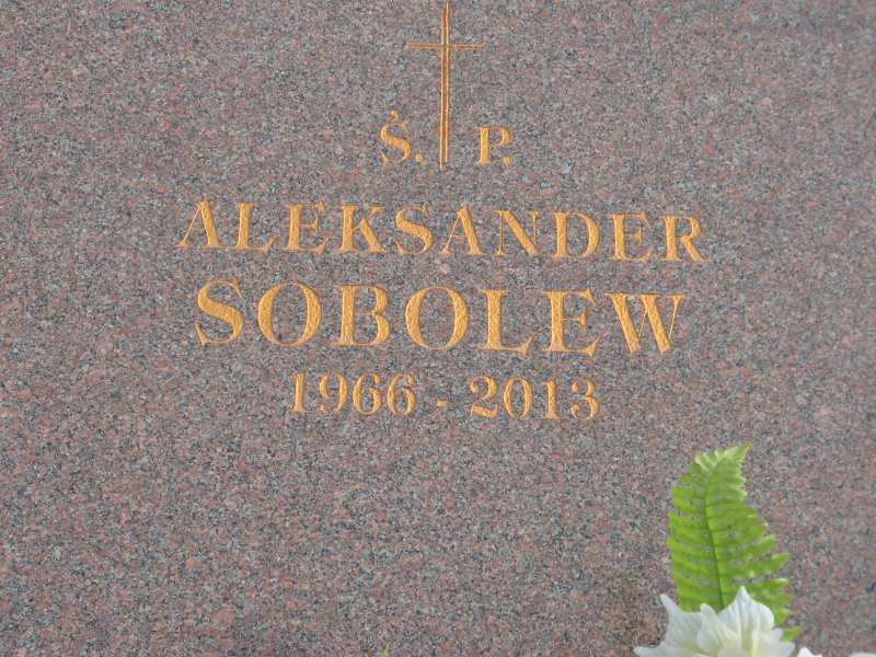 Aleksander Sobolew 1966 Katowice - Grobonet - Wyszukiwarka osób pochowanych